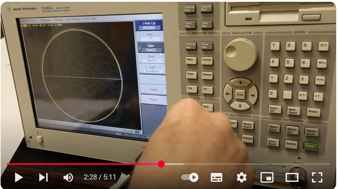 How to determine the value of a capacitor or inductor using a network analyzer